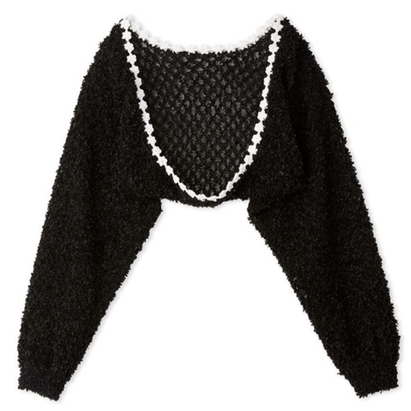 フラワートリムボレロ BLK F