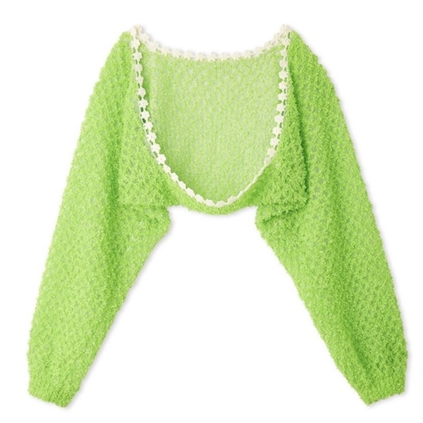 フラワートリムボレロ GRN F