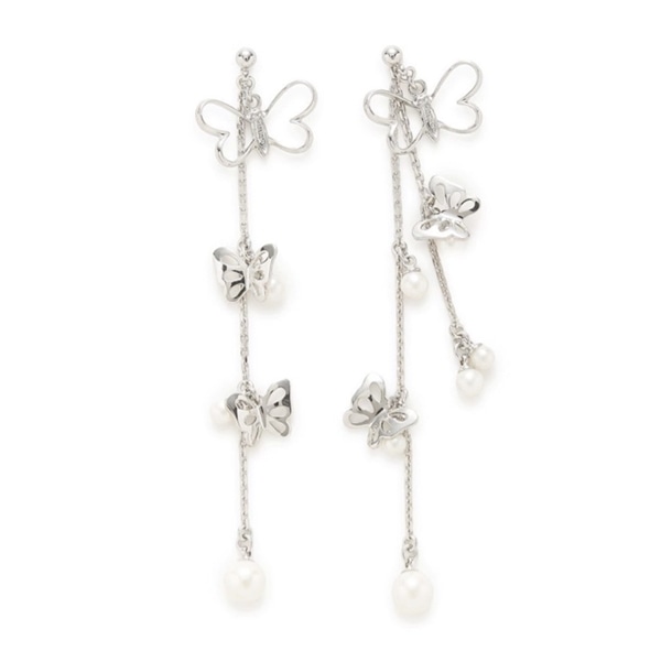 バタフライモチーフマルチウェイピアス SLV F