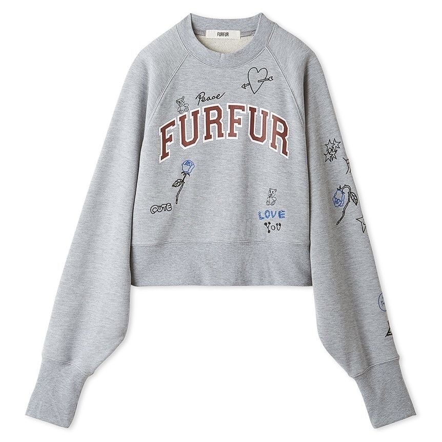 FURFUR 【TAPPEIコラボ】タトゥーモチーフスウェット