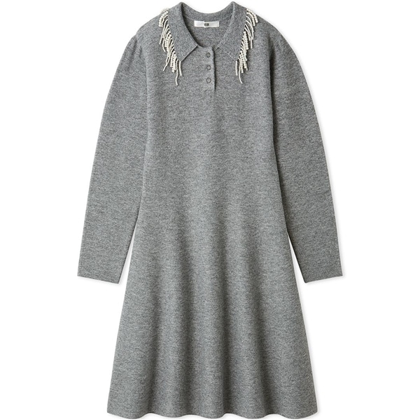 FURFUR パールフリンジニットワンピース