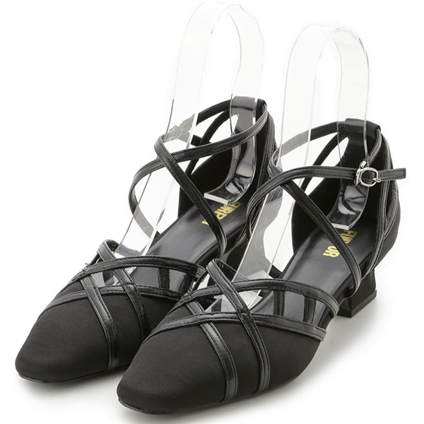 バタフライパンプス BLK 37