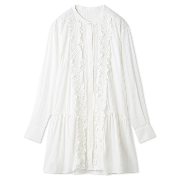 コットンレースワンピース WHT F
