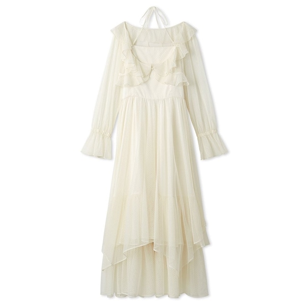 ボレロセットチュールドレス WHT F
