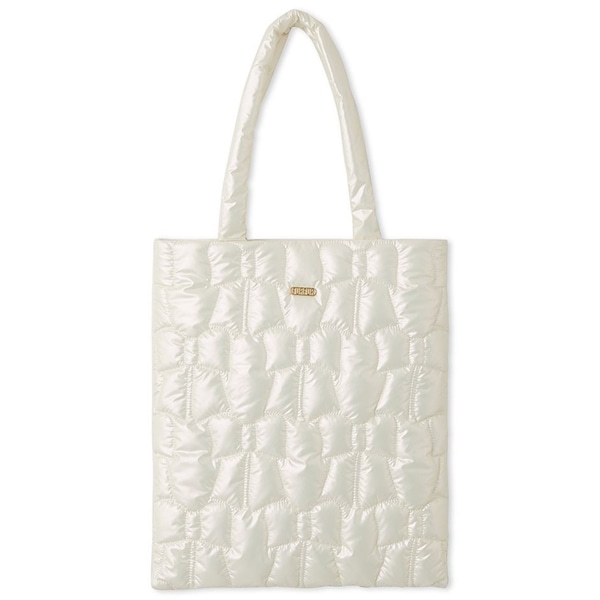 リボンキルティングトートバッグ WHT F
