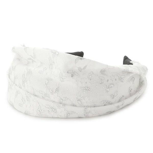 ヘアバンド風カチューシャ SLV F