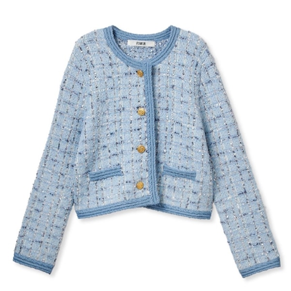 ツイードジャケット SAX F