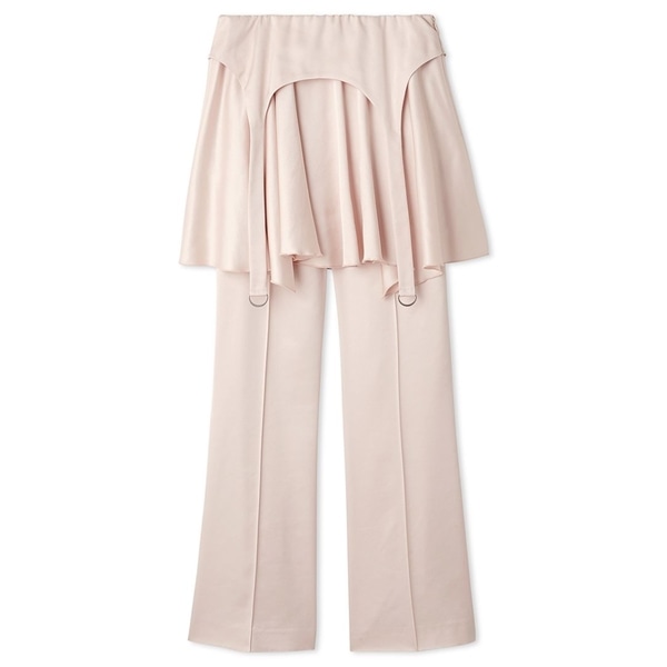 スカートレイヤードパンツ PNK F