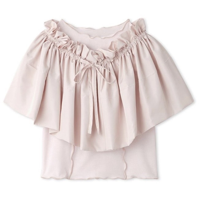 ペプラムパーツセットトップス PNK F