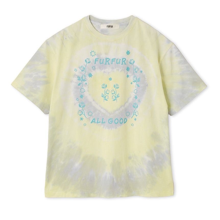 ALL GOOD タイダイTシャツ YEL F
