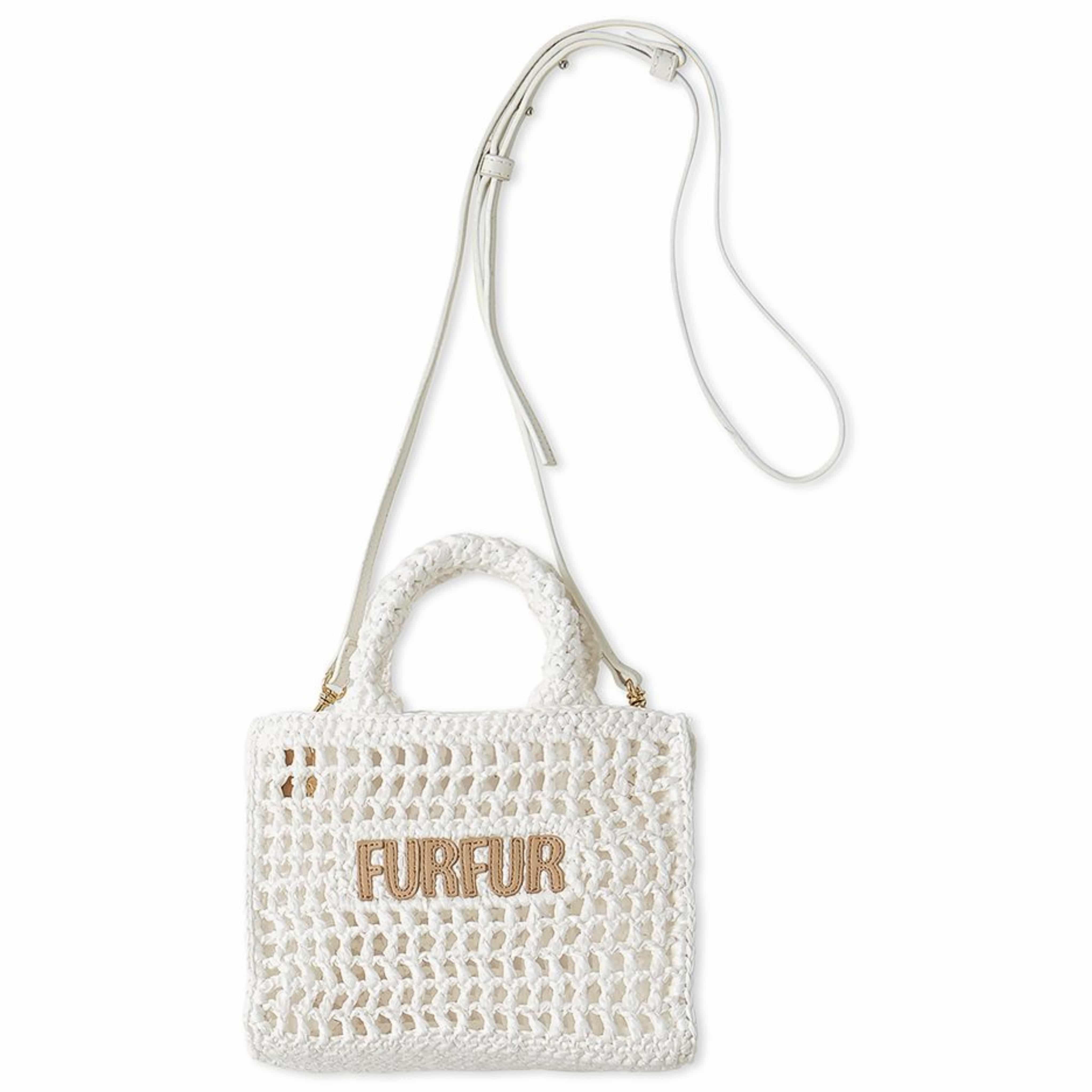 ラフィアロゴトートバッグ(F WHT)｜ FURFUR｜渋谷PARCO | ONLINE