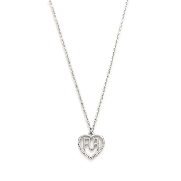 ハートロゴネックレス SLV F