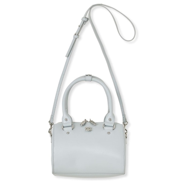 リボンカシメボストンバッグ SAX F