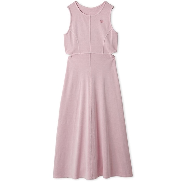 ピグメントロゴ刺繍ワンピース PNK F