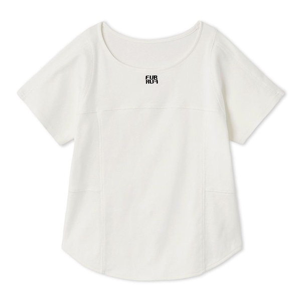 ピグメントロゴTシャツ WHT F