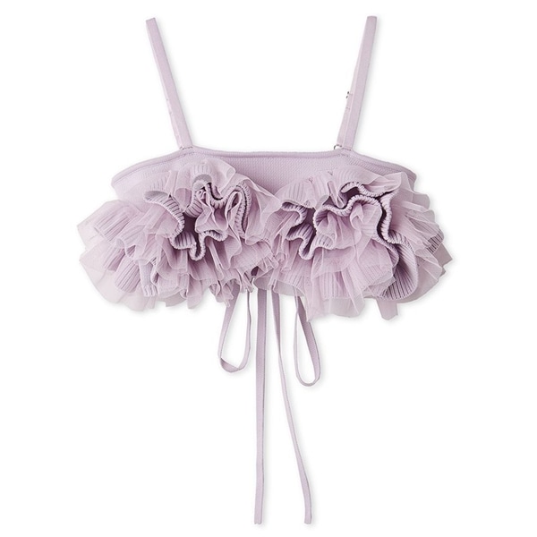 フリルニットビスチェ LAV F