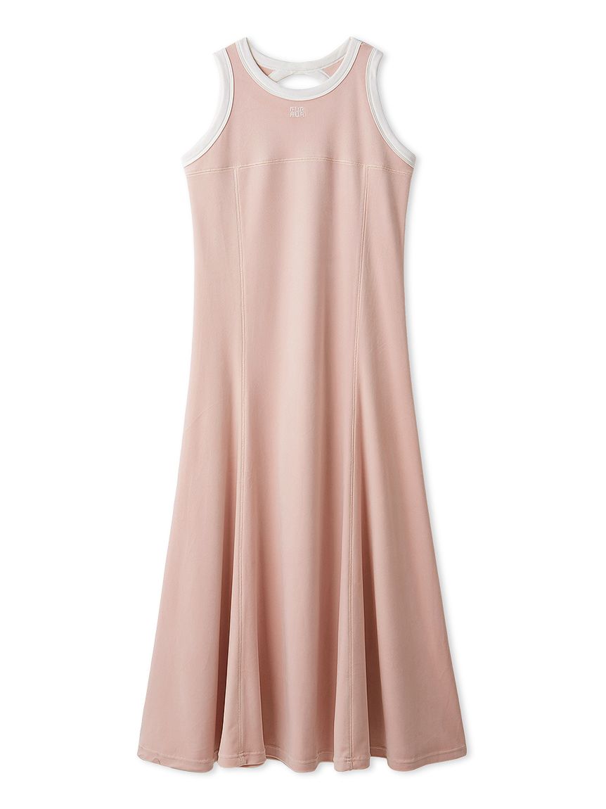 リンガーベロアロングワンピース PNK F