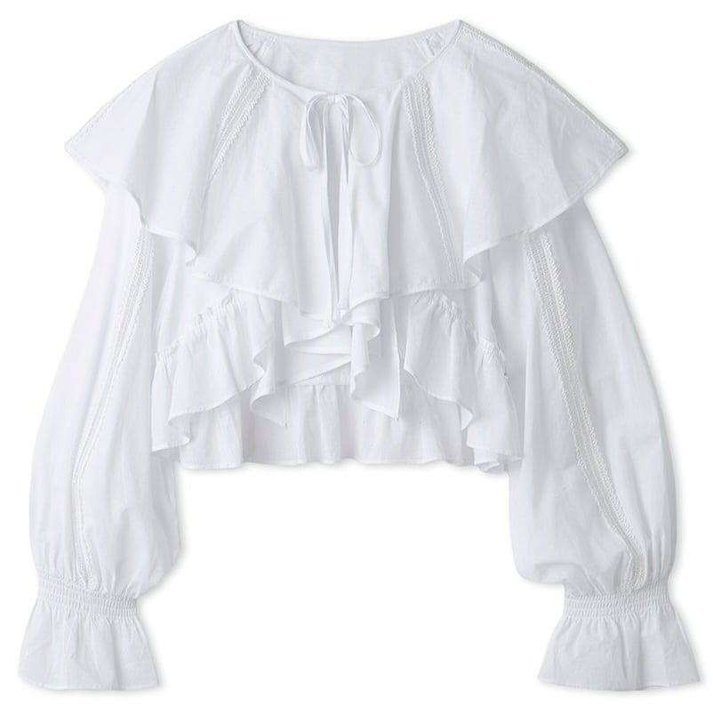 フリルボレロブラウス OWHT F