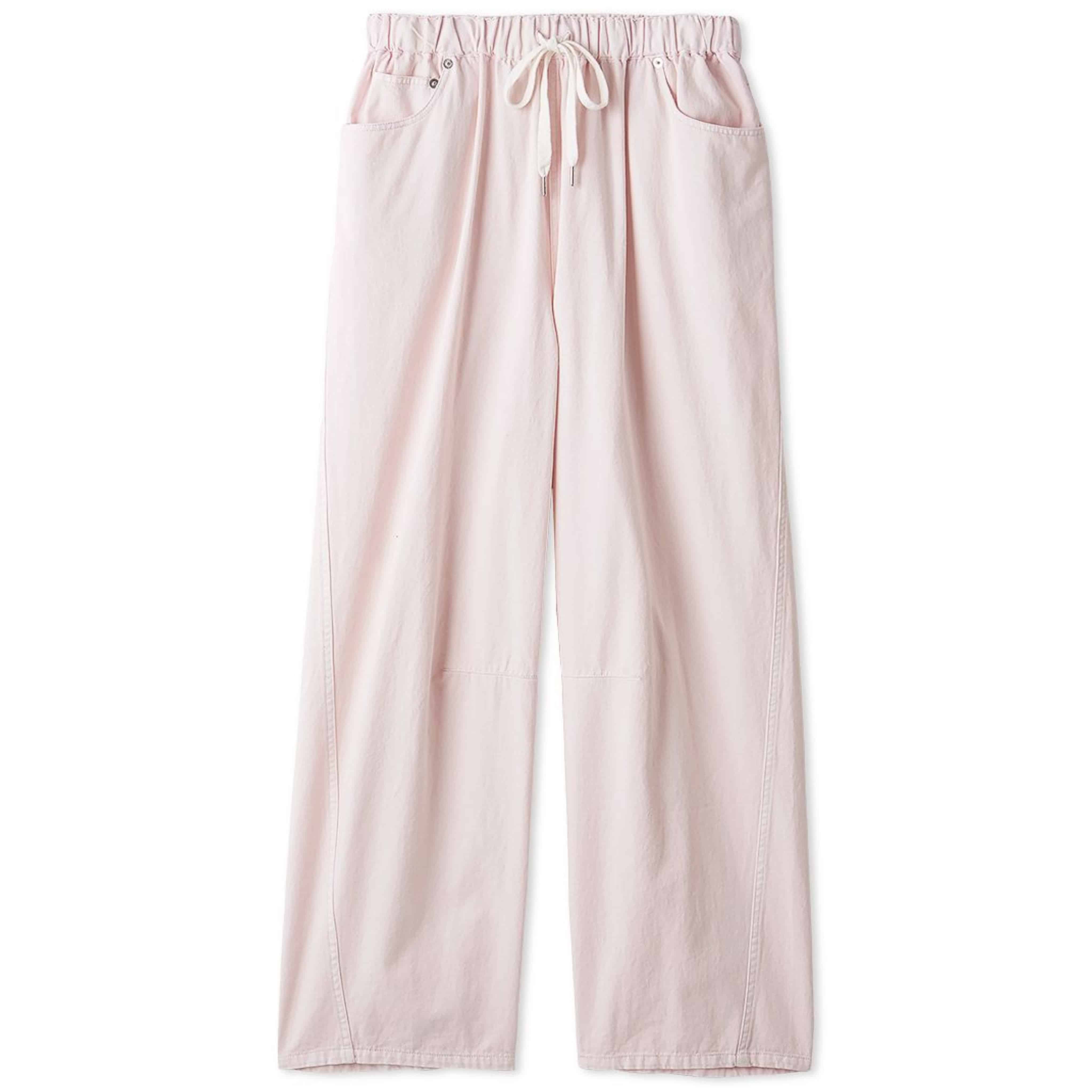 イージーデニムパンツ PNK F