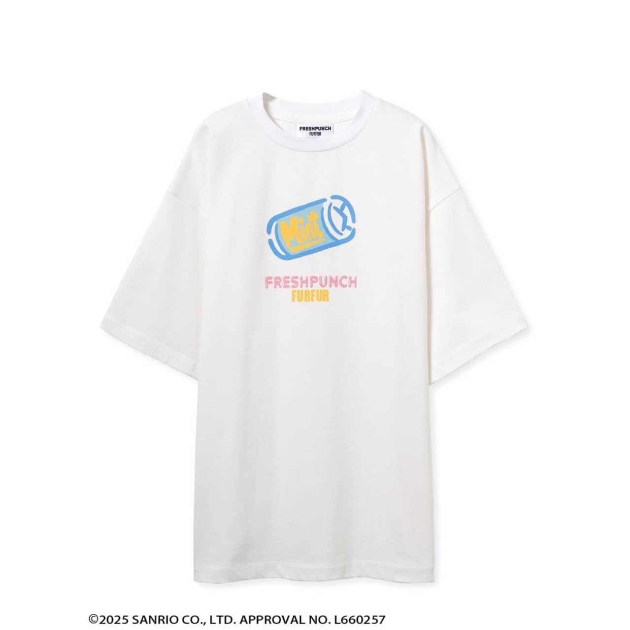 FRESH PUNCH　モチーフTシャツ WHT F