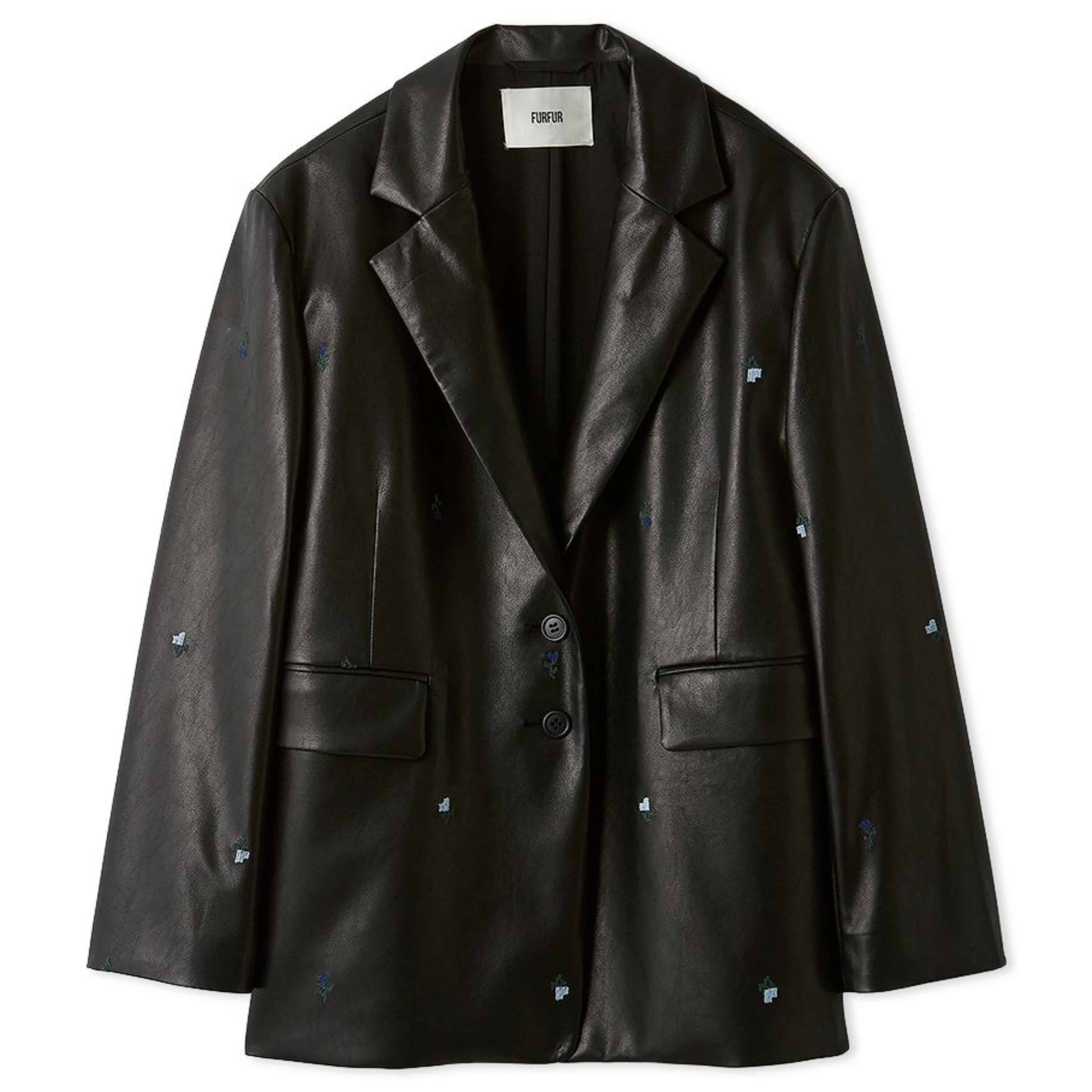 新品 FURFUR ローズ刺繍テーラードジャケット ブラック ローズ刺繍テーラードジャケット(F BLK)｜ FURFUR｜渋谷PARCO | ONLINE