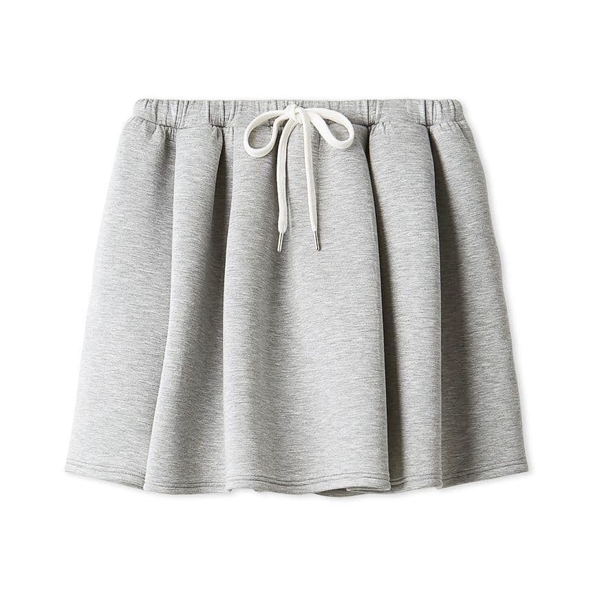 ポンチフレアミニスカート GRY F