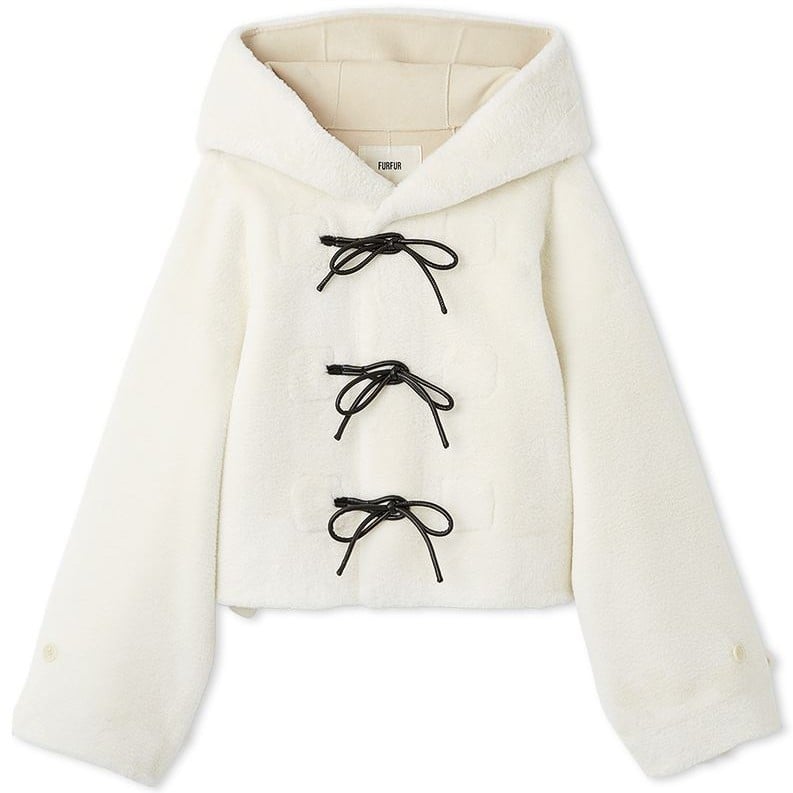 FURFUR リボンショートダッフルコート IVR リボンショートダッフルコート(F IVR)｜ FURFUR｜渋谷PARCO | ONLINE