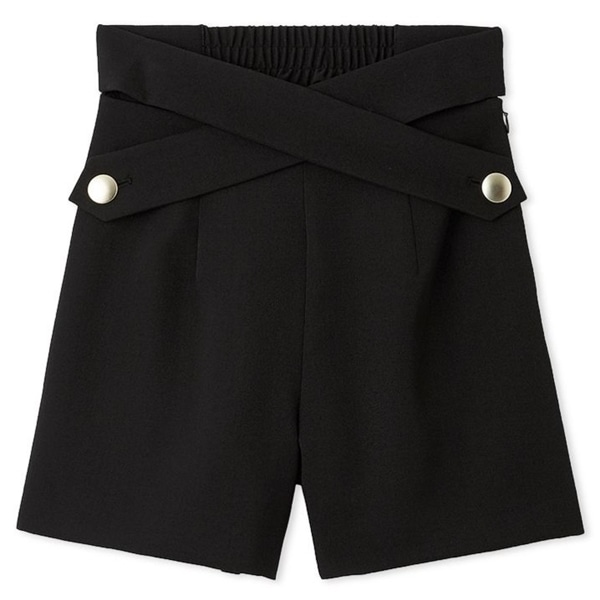 クロスベルトショートパンツ BLK F