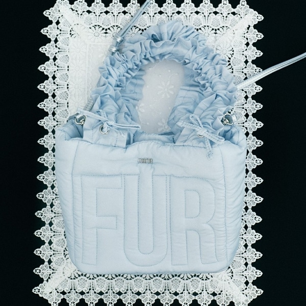 ロゴパテッドトートバッグ SAX F