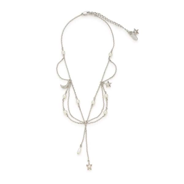 スターモチーフネックレス SLV F
