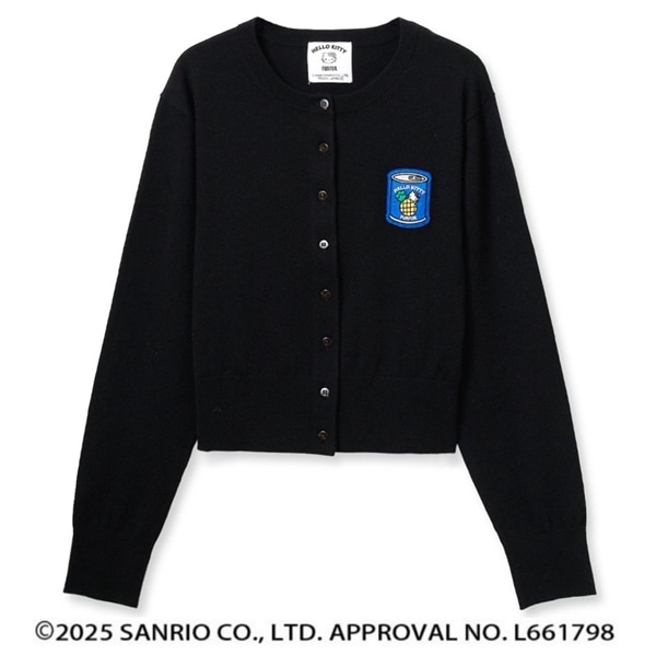 HELLO KITTY ワッペンカーディガン BLK F