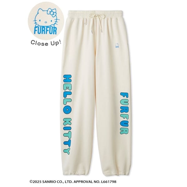 HELLO KITTY スウェットパンツ IVR F