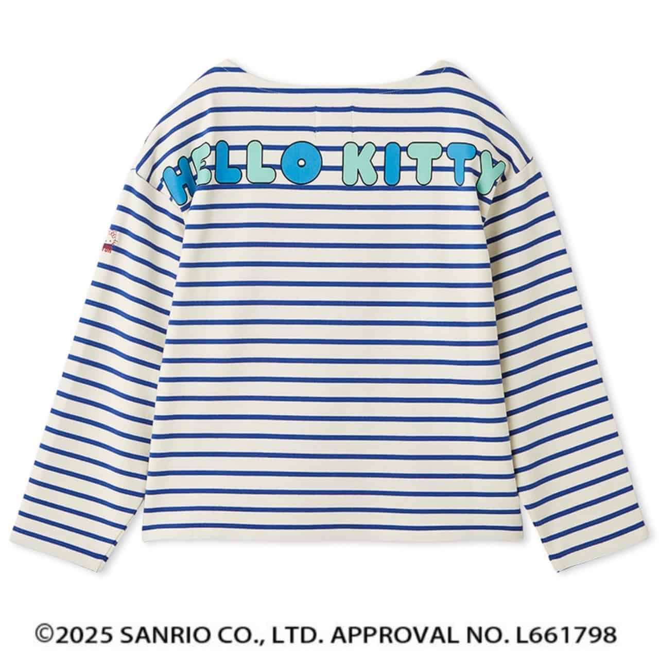 HELLO KITTY ボーダーカットソー WHT F