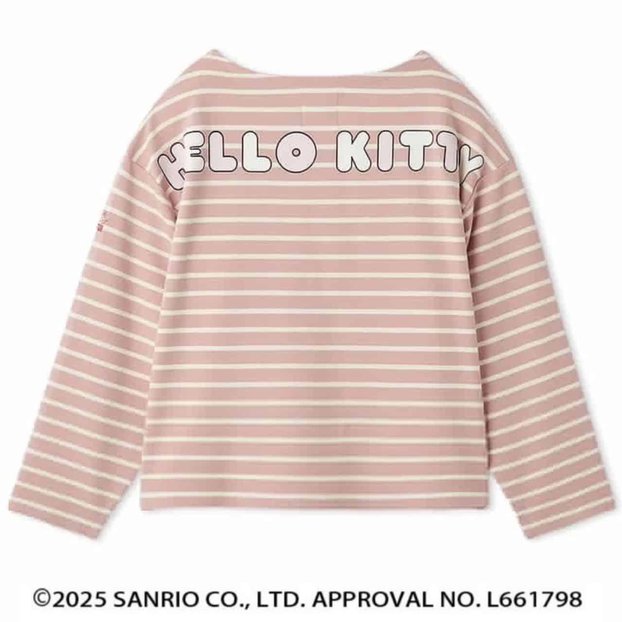 HELLO KITTY ボーダーカットソー PNK F