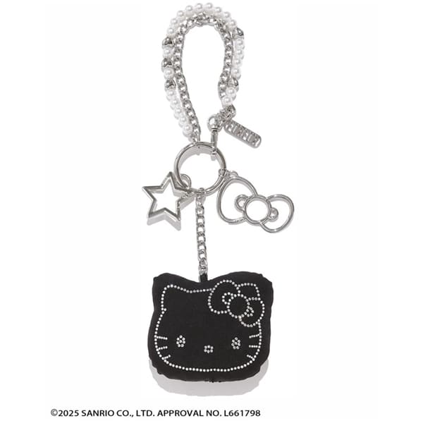 HELLO KITTY クリスタルチャーム BLK F