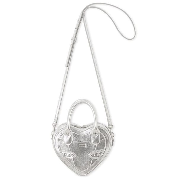 ハートショルダーバッグ SLV F