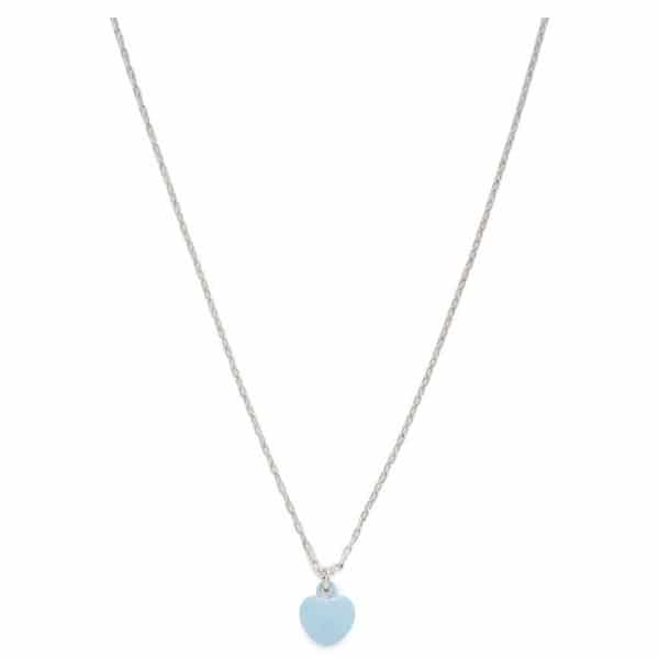 ハートモチーフネックレス BLU F