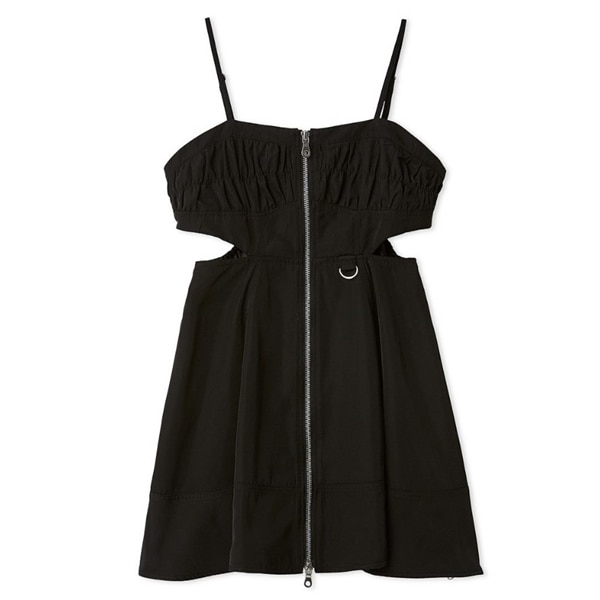 ミリタリーキャミソールワンピース BLK F