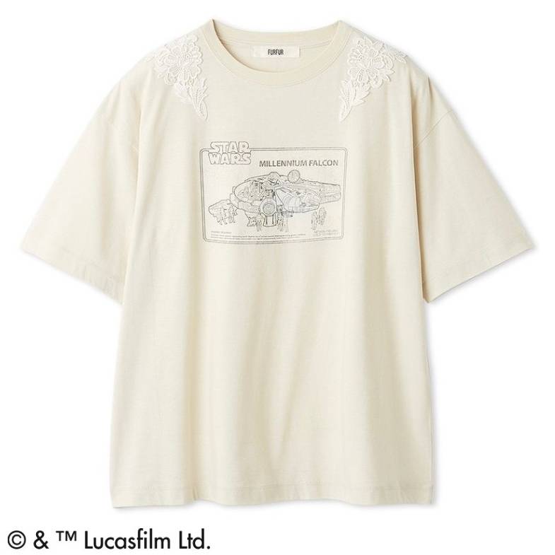 STAR WARS プリントTシャツ BEG F
