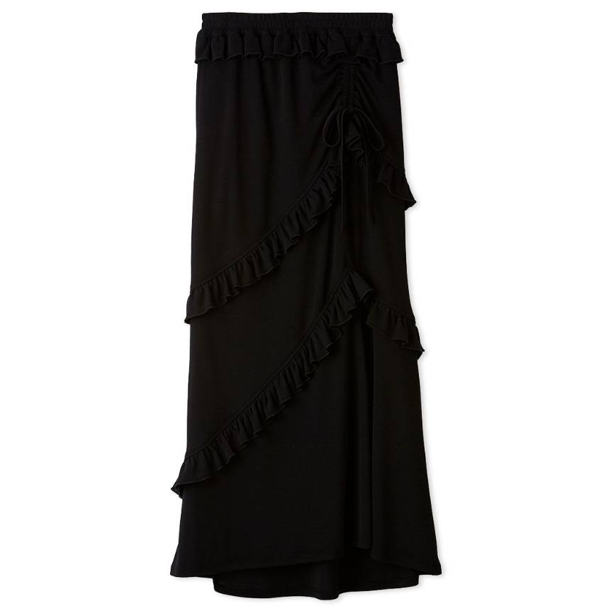 【LUMISHADE】UVカットスカート BLK F
