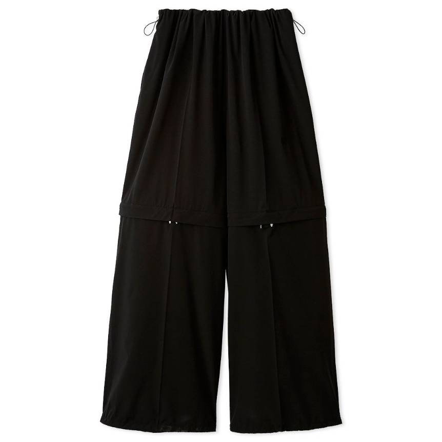 撥水2WAYトラックパンツ BLK F