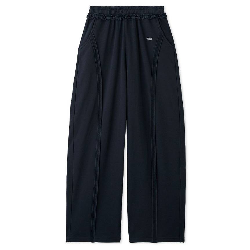 スウェットワイドパンツ NVY F
