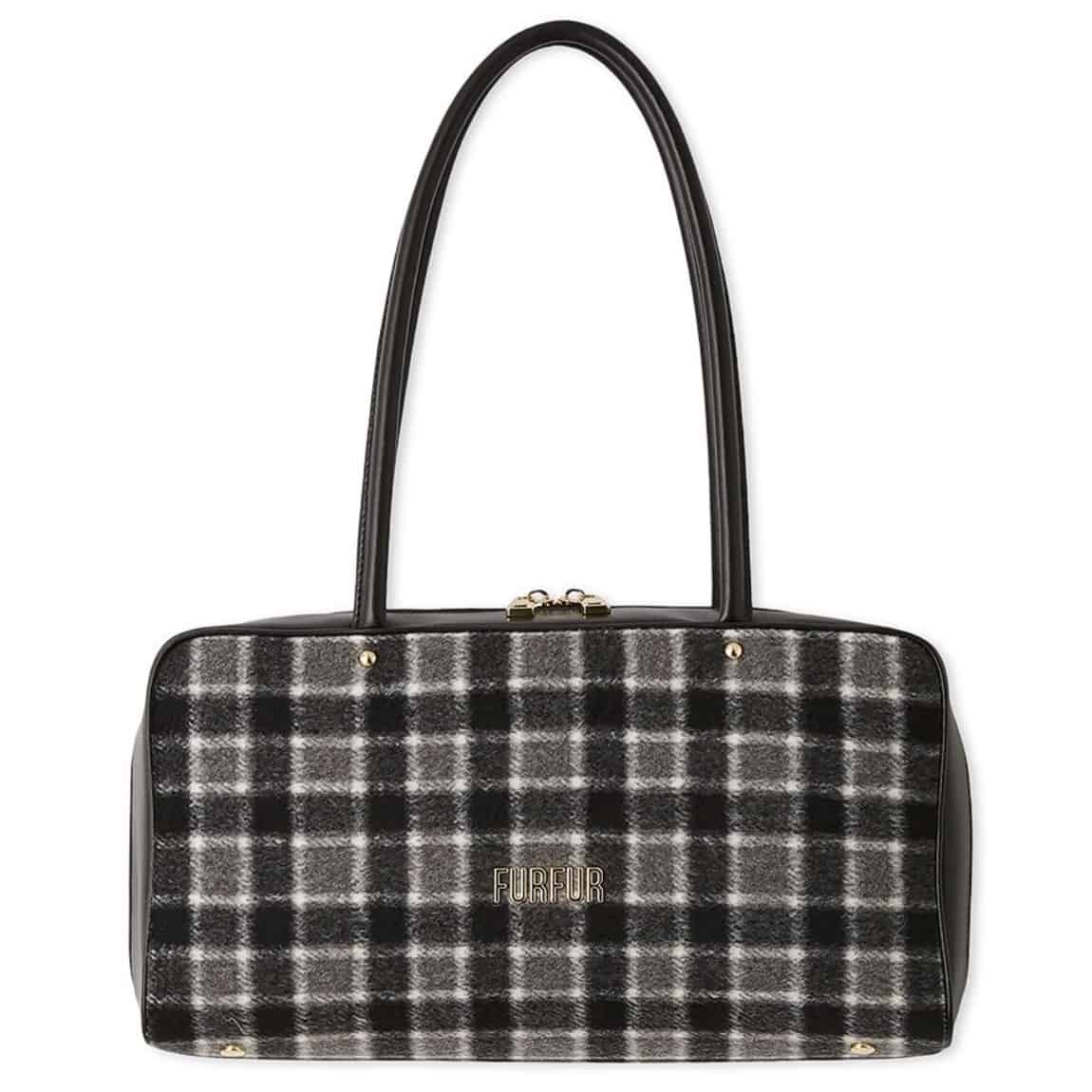 チェック柄スクエアバッグ(F BLK)｜ FURFUR｜渋谷PARCO | ONLINE PARCO