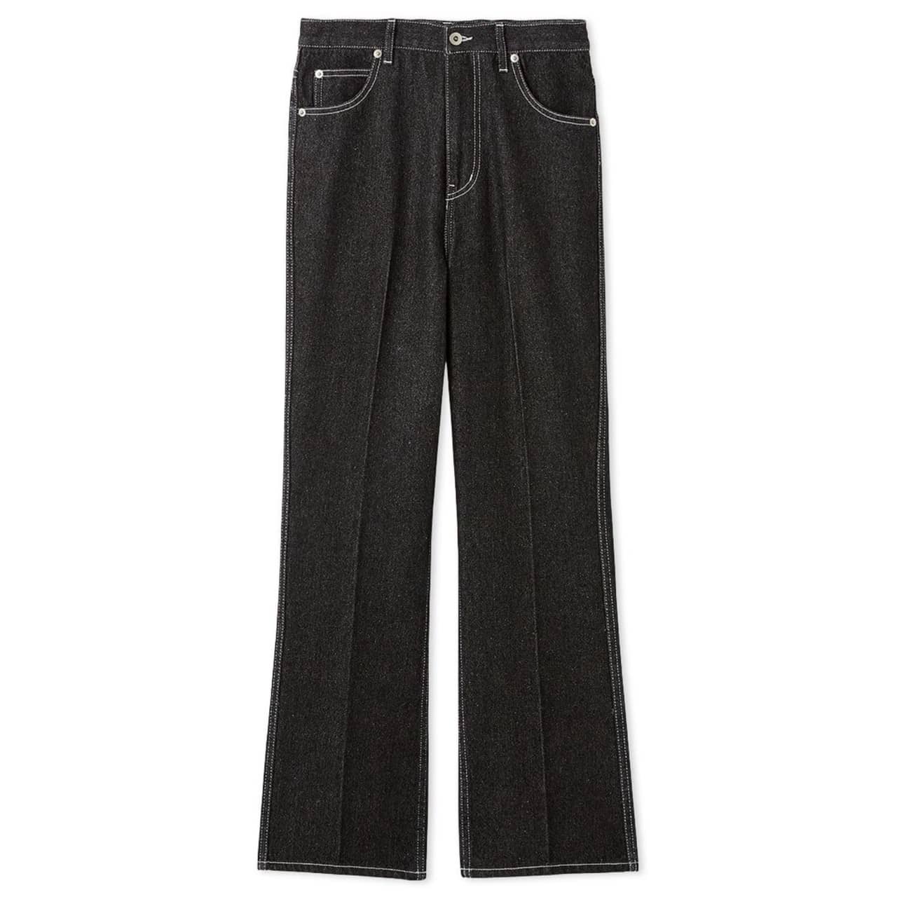 リボンステッチデニム BLK 0