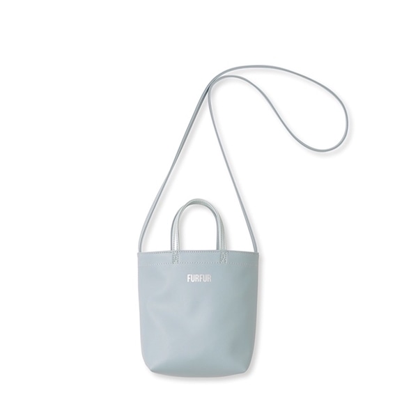 ダブルフェイスミニショルダーバッグ SAX S