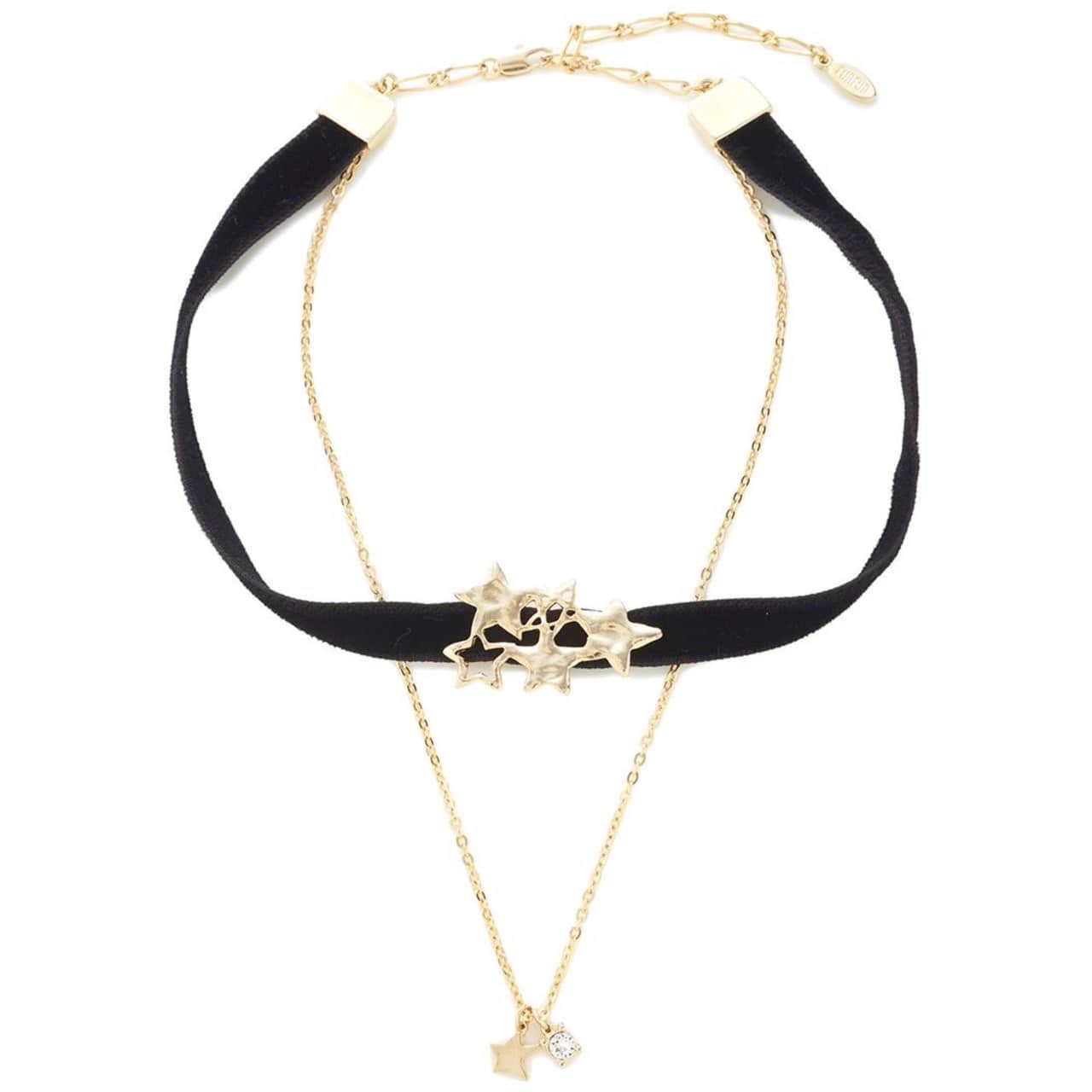 流れ星ベルベットチョーカー GLD F
