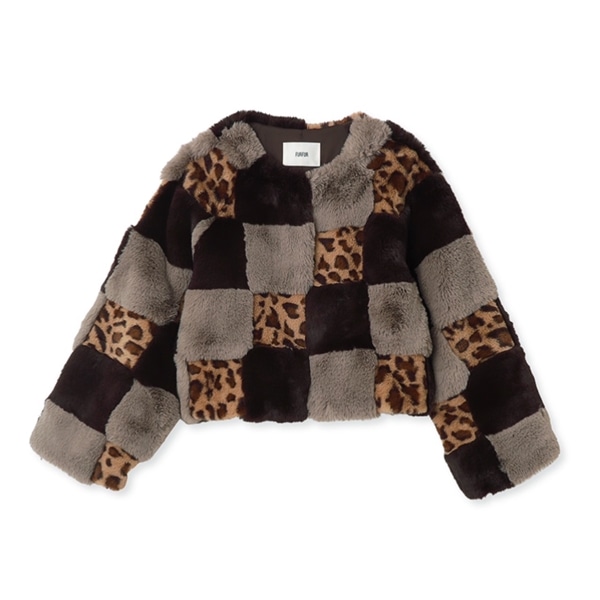 エコファーミックスブルゾン ANIMAL F