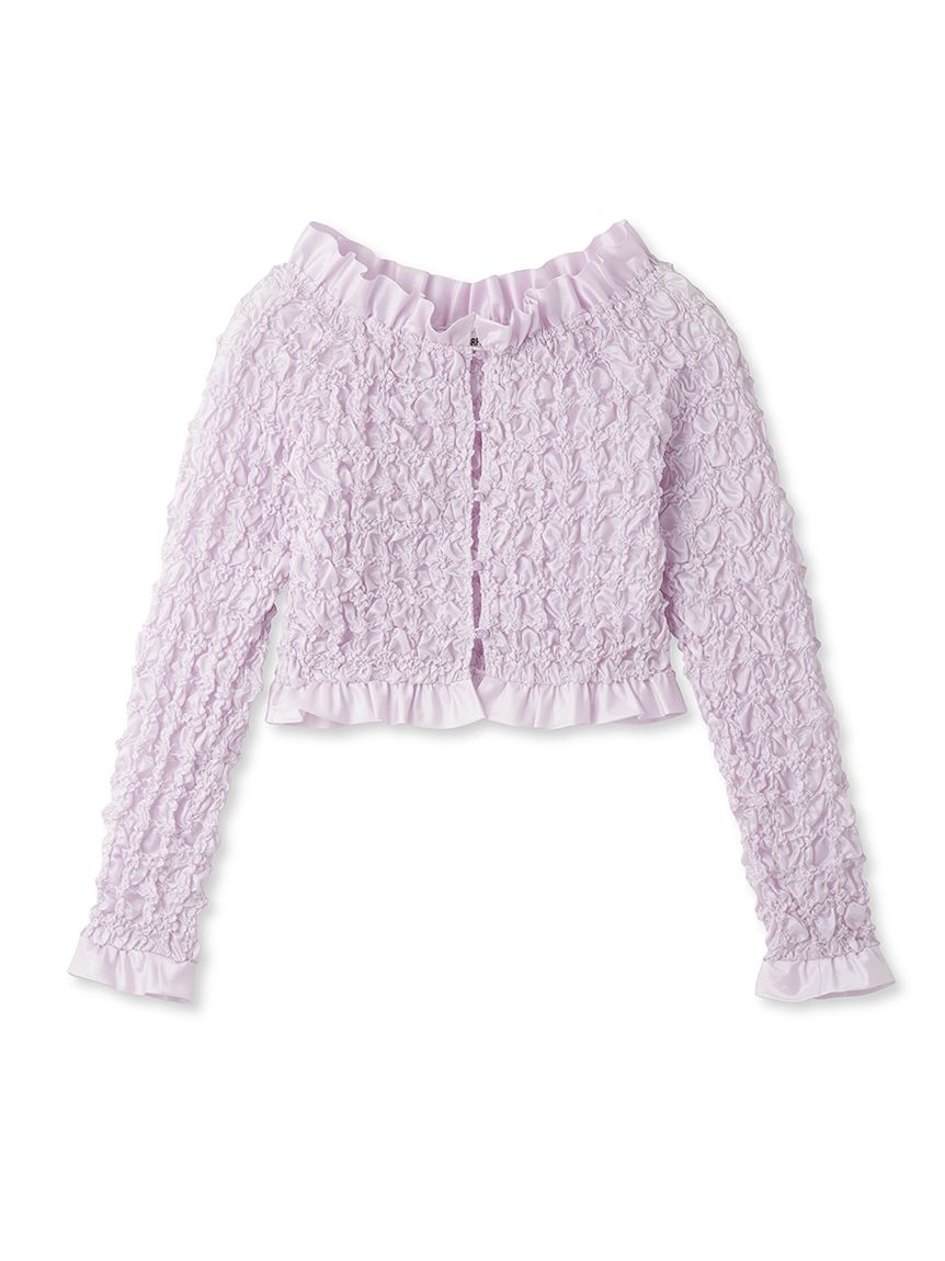 シャーリングタフタ２WAYトップス PNK F