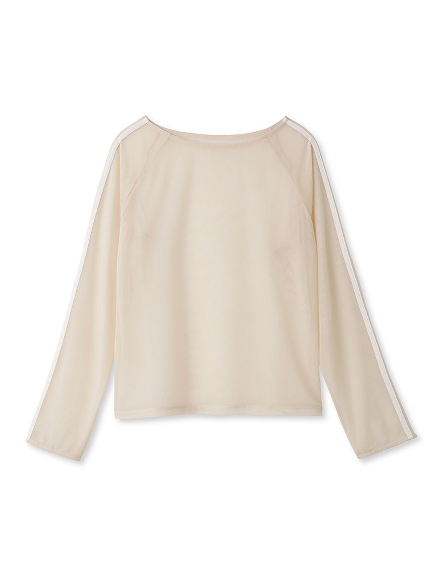 ライン入りシアーカットソー LBEG F