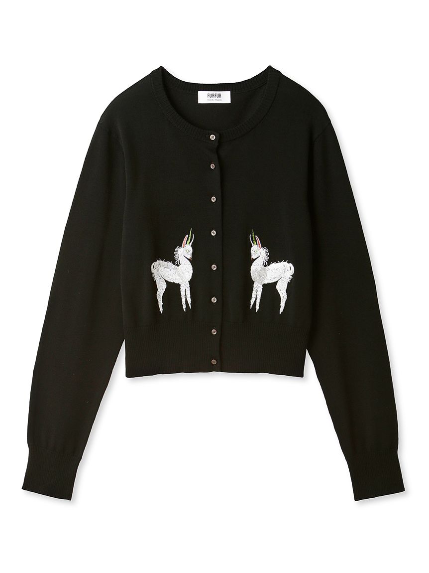 樋上公実子コラボ“Jade”カーディガン BLK F